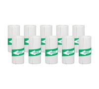 Onchdbfhuu 10PCS Mini Thermal Printer Sticker Paper Self-Adhesive Labels Black on White for All Printers Up to 57 * 30mm