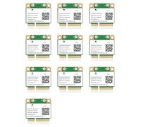 Onchdbfhuu 10X 1200Mbps Bluetooth 4.2 Mini PCI-E Wifi Card -AC7265 Wireless Network Card 7265 802.11ac 2.4G 5Ghz 7260HMW