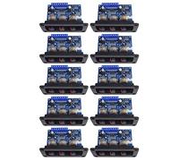Onchdbfhuu 10X 2.1 Channel Digital Power Amplifier Board 2X25W+50W Bluetooth 5.0 Subwoofer Class D Audio Amplifier Board DC 12-20V