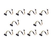 Onchdbfhuu 10X ATX PSU Power Supply Cable PCIe 6 Pin to ATX 24 Pin Power Supply Cable 24P to 6P for 600 G1 600G1 800G1 Mainboard