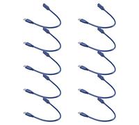 Onchdbfhuu 10X Blue USB 3.0 Male to Male F/M Type A Connector Extension Cable 30cm