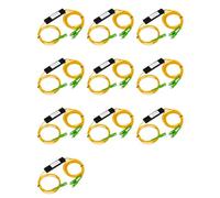 Onchdbfhuu 10X SC/ 1/2 Fiber Optical Splitter Fiber Optic Pigtail Splitter Dual Window Coupler for Fibre Communication System