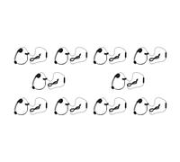 Onchdbfhuu 10X USB Call Center Headset with Noise Cancelling Mic Monaural Headphone for PC Home Phone Service Plug and Play