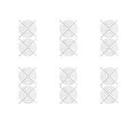 Onchdbfhuu 12 X Metal Wire Finger Guard Grill for 120 X 120mm Computer Case Fan
