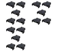 Onchdbfhuu 15 Pcs Black Plastic CR2032 Cell Button Lithium Battery Sockets Holder