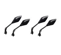 Onchdbfhuu 2 Pair Universal Motorcycle LED Turn Signals 5 Colors Available Motorcycle Rearview Mirrors Scooter Indicator Mirror