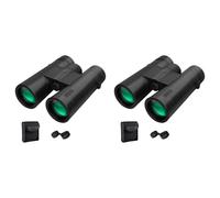 Onchdbfhuu 2 Set 12x42 High Power Binoculars with Phone Adapter Waterproof Low Light Vision Binoculars for Bird Watching, Hunting