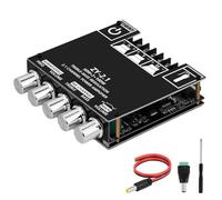 Onchdbfhuu 200W 2.1 Channel Bluetooth 5.0 Amplifier Board HiFi Subwoofer Audio AMP DC 12-24V Stereo AMP Module
