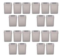 Onchdbfhuu 20Pcs 3.5 Inch IDE HDD Hard Drive Disk Plastic Storage Box Case Enclosure