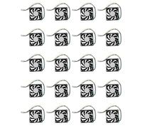 Onchdbfhuu 20pcs 70x70x15mm 12V 4 Pins PWM PC Computer Case CPU Cooler Cooling Fan Black