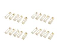 Onchdbfhuu 20Pcs Round 3x 1.5V AAA Battery Holder Case Box Container White