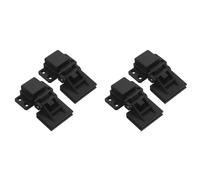 Onchdbfhuu 2Pair Turntable Lid Hinges Black Dust Cover Hinge for Home Audio Hinges Smooth Lid Movement
