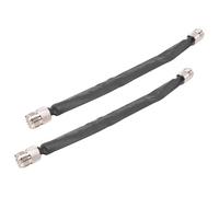 Onchdbfhuu 2pcs- 20cm Coaxial Cable Window/Door Pass Through Flat Cable, SO239 UHF Female to Female Male Connector