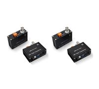 Onchdbfhuu 2X 1 Channel Active Video Balun for CCTV Camera Twisted Pair Transmitter BNCLong Range for AHD TVI CVI 5/10MP