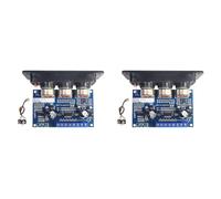 Onchdbfhuu 2X 2.1 Channel Digital Power Amplifier Board+AUX Audio Cable 2X25W+50W BT5.0 Subwoofer Class D Amplifier Board DC12-20V