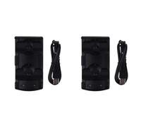 Onchdbfhuu 2X 2in1 USB Charge Charger Double Deck for MOVE Wireless Controller