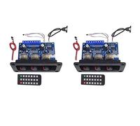 Onchdbfhuu 2X 2X25W+50W 2.1 Channel Bluetooth 5.0 Subwoofer Class D Audio Amplifier Board Kit with DC Female+USB Cable