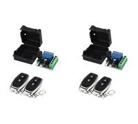 Onchdbfhuu 2X 433Mhz Wireless Remote Control Switch Universal DC12V 1CH Relay Receiver Module Transmitter 433 Mhz Remote Control