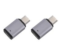 Onchdbfhuu 2X 5A Magnetic Adapter USB C Male to Female 100W PD Fast Charging Magnet USB C Data Adapter OTG Connector, Straight