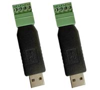 Onchdbfhuu 2X 5V Wiegand Wg to USB Converter HID-USB Keyboard Plug and Play WG to USB Conversion Module