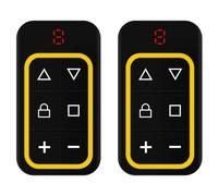 Onchdbfhuu 2X 8CH Multi Frequency Garage Door Remote Control 270-868MHZ Copy Automatically Identify Frequency Yellow