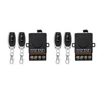 Onchdbfhuu 2X AC 220V 30A 1CH 433MHz Wireless Remote Control Switch Relay Receiver + Off/on Transmitter