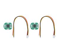 Onchdbfhuu 2X AS5600 Magnetic Induction Angle Measurement Sensor High 12-Bit with 3-Pin Wire for Brushless Gimbal Motor