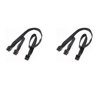 Onchdbfhuu 2X ATX CPU 8-Pin Male to Dual PCIe 8-Pin (6+2) Male Power Supply Cable for Modular Power Supply RM//-M