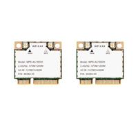Onchdbfhuu 2X -AX1800H WiFi6 MT7921 MINI PCI-E 2.4G/5G 574Mbps/1200Mbps Gigabit Dual Band Internal Wireless Network Card BT5.2