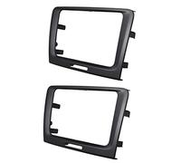 Onchdbfhuu 2X Black 220 x 130 x 210mm 2 Din Car DVD Radio Fitting Dash Panel Fascia Frame for 2009-2014 Superb