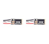 Onchdbfhuu 2X BLHeli S 2-6S Lipo 35A Brushless ESC Built-in Programmable RGB LED D-Shot 150/300/600 ONESHOT125