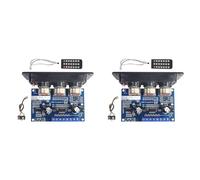 Onchdbfhuu 2X BT5.0 2.1 Channel Digital Amplifier Board+AUX Cable+Remote Control 2X25W+50W Subwoofer Class D Amplifier Board