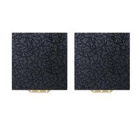Onchdbfhuu 2X Build Plate for Adventurer 5M Pro Double Sided Textured PEI Sheet and Smooth PEO Steel Sheet Bed (PEO+PEI)