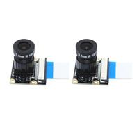 Onchdbfhuu 2X Camera Module 1080P 5 Million Pixels 1.8 Aperture 75° Wide Angle OV5647 Chip for 2/4/3B+
