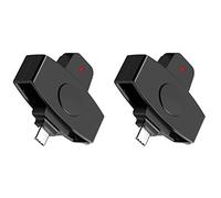 Onchdbfhuu 2X CSCR3 Smart Card Reader Type-C Bank Tax Declaration SIM Card/IC Card ID Card Reader