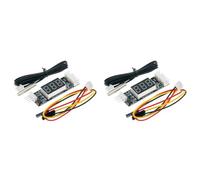 Onchdbfhuu 2X DC12V 3A 4 Wire PWM Fan Temperature Control Speed Governor Fan Speed Controller Digital Display Module Power Supply