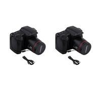 Onchdbfhuu 2X Digital Camera Vlog Camera Photography 16X Digital Zoom 720P HD SLR Camera Anti-Shake Photo Cameras for Live Stream