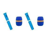 Onchdbfhuu 2X Elastic Wireless Microphone Protective Case Color Handle Cover Anti-Fall Protector for Ktv Stage Accessories B