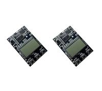 Onchdbfhuu 2X FM Walkie Talkie Circuit Board Multi-Function FM Transmitter Receiver 7 Frequency 27-480MHz DC3.3-6V