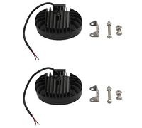 Onchdbfhuu 2X Forklift Safety LED Light 5.5 Inch 8W LED Warning Lamp Warehouse Pedestrian Spotlight Driving Work Lights(Blue)