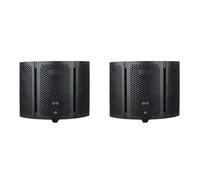 Onchdbfhuu 2X GAZ-300P Vocal Booth Ambient Reflection Filter Sound-Absorbing Foam Mic Isolation Shield Mic Soundproof Screen