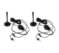 Onchdbfhuu 2X HD Indoor Digital TV Antenna with Amplifier, Long 150 Miles Range Reception Supports 4K 1080P HDTV Television
