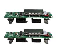 Onchdbfhuu 2X Lithium Battery Charger Board LED Dual USB 5V 2.4A Circuit Board Micro/Type-C USB Power Bank 18650 Charging Module