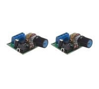 Onchdbfhuu 2X LM386 Super Mini Amplifier Board, 3V-12V, 0.5W-10W Speaker Low Noise Power Consumption, for Speaker Audio System DIY