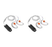 Onchdbfhuu 2X MP3 Music Player Underwater Headphones for Swimming Laps Watersports Short Cord 4GB-Black