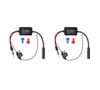 Onchdbfhuu 2X Multifunctional ANT208 Car Active Antenna Car Friend 1 Music Fm Car Radio Amplifier 12V FM Amplifier Accessories