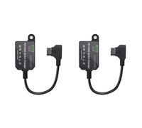 Onchdbfhuu 2X New Dummy Battery D-TAP V-Port to PD 100W Bidirectional Charging and Discharging Module USB Power Adapter for Cameras