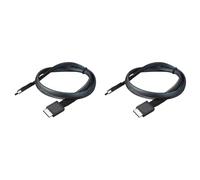 Onchdbfhuu 2X PCIE4.0 MINI SAS Cable 24Gbps Oculink Data Extension Cable SFF-8611 to SFF-8611 Server Data Transfer Line (1m)