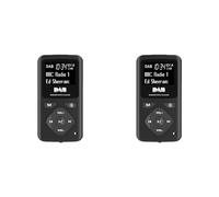 Onchdbfhuu 2X Portable FM/Digital Bluetooth Radio Personal Pocket FM Mini Radio MP3 Player Micro-USB for Home
