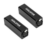 Onchdbfhuu 2X Professional Mono Common Ground Audio Isolator Acoustic Noise Filtering to Current Sound Balancing Adapter